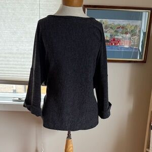 Max Studio Black Crew Neck Sweater